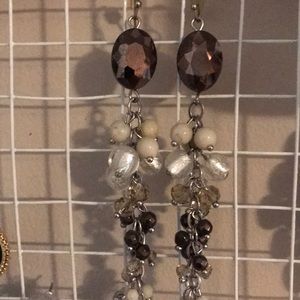 Crystal drop earrings